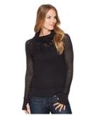 Prana Translucent Sweater (black) Women's Sweater