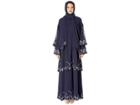 Juicy Couture Floral Embroidered Abaya (regal) Women's Dress