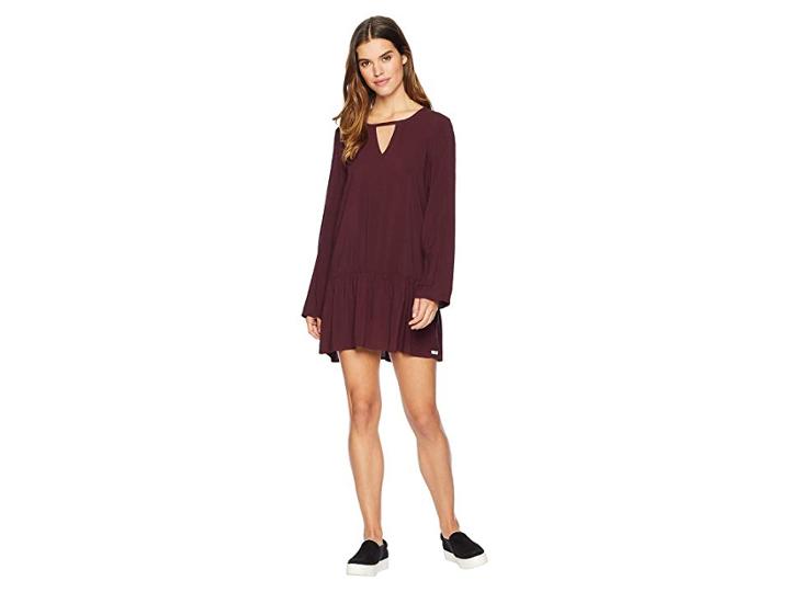 Hurley Cabo Dress (burgundy Crush) Women's Dress