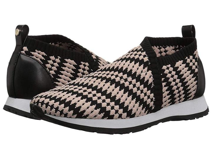 Taryn Rose Caren (black/chai Geo Knit) Women's Shoes