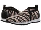Taryn Rose Caren (black/chai Geo Knit) Women's Shoes