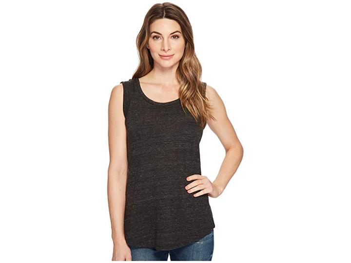 Alternative Eco Jersey Cap Sleeve Crew (eco Black) Women's Clothing