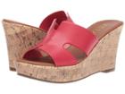 Unisa Suhza (red) Women's Wedge Shoes