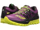 Saucony Xodus Iso (purple/citron) Women's Running Shoes