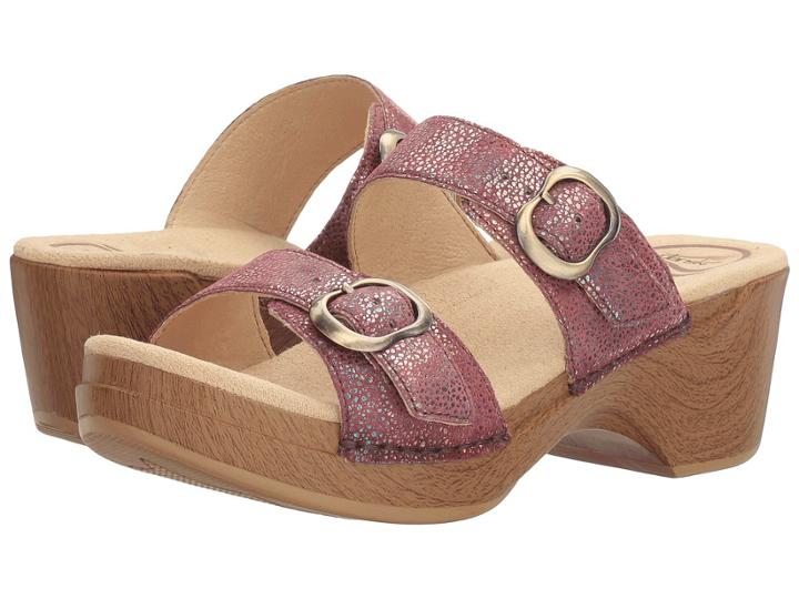 Dansko Sophie (rose Iridescent) Women's Sandals