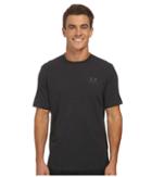 Under Armour Charged Cotton(r) Left Chest Lockup (black/steel) Men's T Shirt