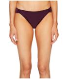Agua De Coco By Liana Thomaz String Bikini Bottom (purple) Women's Swimwear