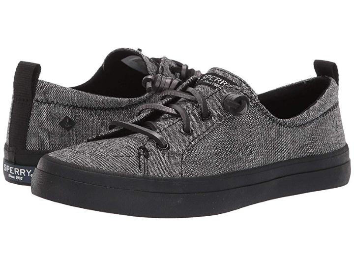 Sperry Crest Vibe Metallic (black) Women's Lace Up Casual Shoes