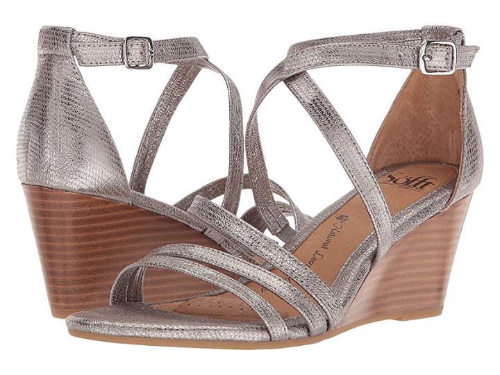 Sofft Mecina (silver Atlas Metallic) Women's Sandals