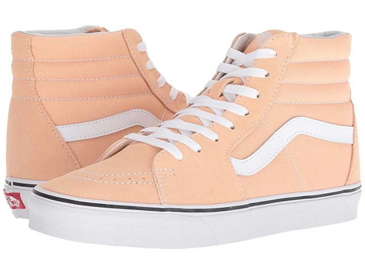 Vans Sk8-hitm (bleached Apricot/true White) Skate Shoes