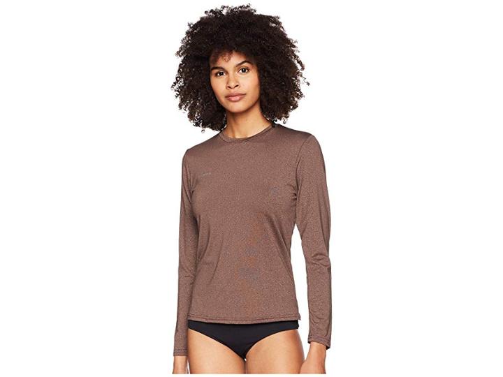 O'neill 24-7 Hybrid Long Sleeve Tee (pepper) Women's Swimwear