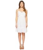 Mcq Broderie Anglaise Mini Dress (optic White) Women's Dress