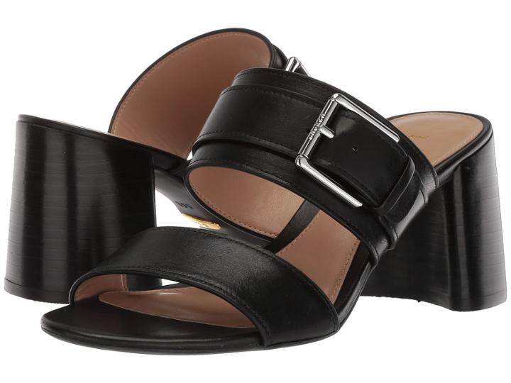 Lauren Ralph Lauren Farie Ii (black Burnished Vachetta) Women's Shoes