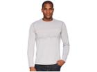Prana Calder L/s (titanium Grey) Men's Long Sleeve Pullover