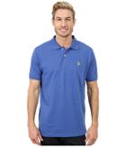 U.s. Polo Assn. Solid Cotton Pique Polo With Small Pony (cobalt Heather) Men's Short Sleeve Knit