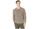 Frye Long Sleeve Crew Neck Sweater (khaki) Men's Sweater