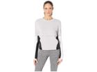 Nike Thermasphere Top Sport Distort (atmosphere Grey/black/reflective Silver) Women's Clothing