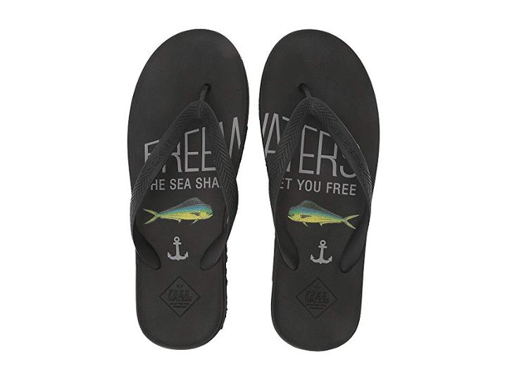 Freewaters Archie Print (mahi Fish Print) Men's Shoes