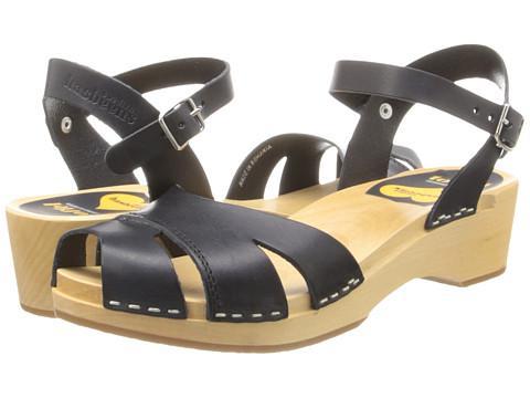 Swedish Hasbeens Suzanne Debutant (black) Women's Sandals