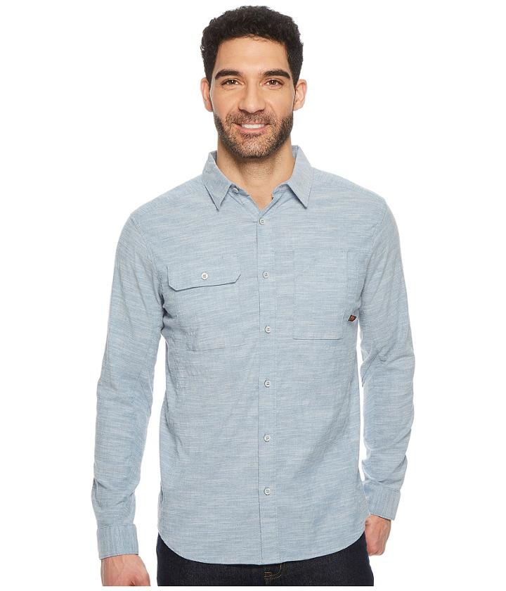 Mountain Hardwear Outposttm Long Sleeve Top (zinc) Men's Long Sleeve Button Up