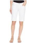 Calvin Klein Jeans City Shorts In White Light Wash (white Light) Women's Shorts
