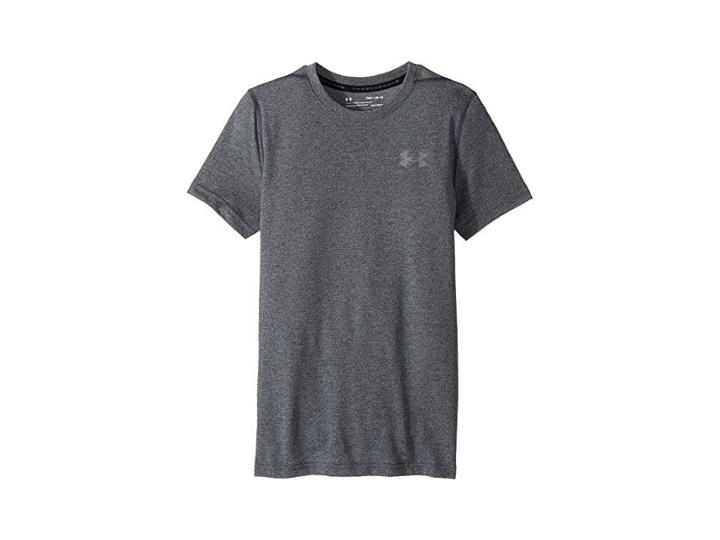 Under Armour Kids Threadborne Tee (big Kids) (black/graphite) Boy's T Shirt