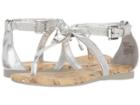 Michael Michael Kors Kids Demi Sash (little Kid/big Kid) (silver Chain Mesh) Girl's Shoes