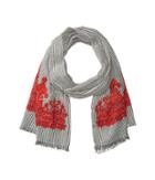 Lauren Ralph Lauren Lena Cotton Scarf (black) Scarves