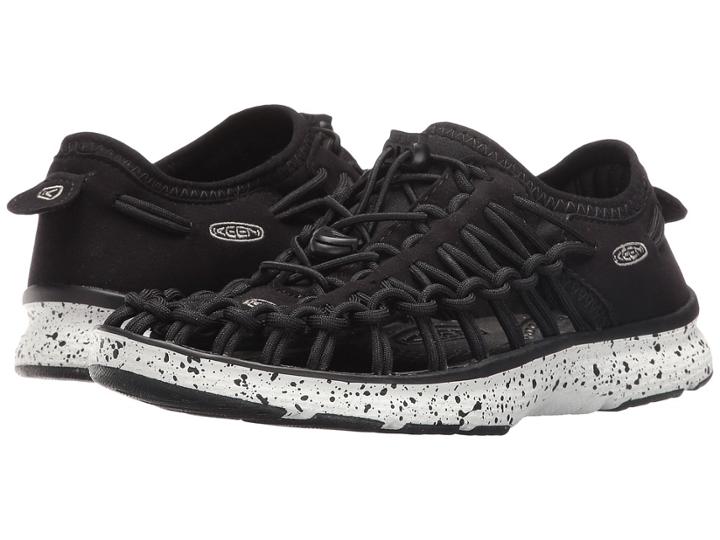 Keen Kids Uneek O2 (little Kid/big Kid) (black/white) Kid's Shoes