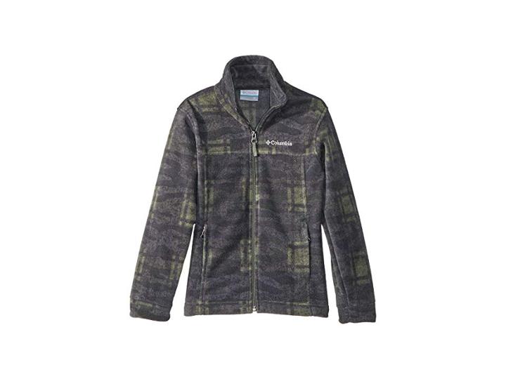 Columbia Kids Zingtm Iii Fleece (little Kids/big Kids) (cypress Camo Plaid) Boy's Fleece