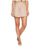 Astr The Label Audrey Shorts (taupe) Women's Shorts
