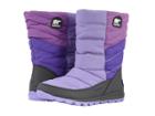 Sorel Kids Whitney Mid (toddler/little Kid/big Kid) (paisley Purple/emperor) Girls Shoes