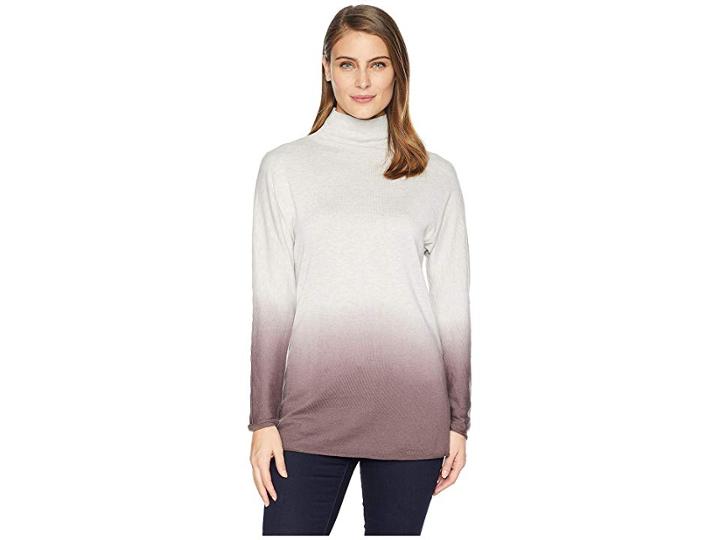 Nic+zoe Traveler Turtleneck (plum) Women's Clothing