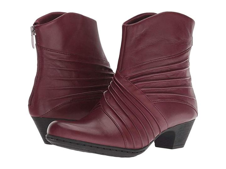 Rockport Brynn Rouched Boot (merlot) Women's Boots