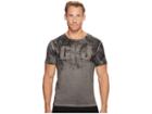 Calvin Klein Jeans Ckj Distressed Logo Cold Pigment Tee (storm Grey) Men's T Shirt