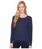 Royal Robbins Lattice Crew Sweater (collins Blue Heather) Women's Sweater
