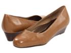 Trotters Lauren (dark Taupe Burnished Soft Kid) Women's Wedge Shoes