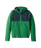 Columbia Kids Mountain Side Fleece Hoodie (little Kids/big Kids) (fuse Green Heather/mystery) Boy's Sweatshirt
