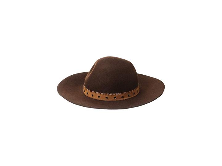 Scala Wool Felt With Faux Suede (chocolate) Caps