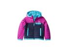 Columbia Kids Mountainsidetm Full Zip Jacket (little Kids/big Kids) (bright Plum/nocturnal/atoll) Girl's Coat