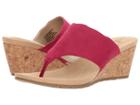 Bandolino Sarita (raspberry Faux Suede) Women's Shoes