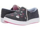 Pampili Tenis Link 417005 (little Kid/big Kid) (jeans Escuro) Girl's Shoes