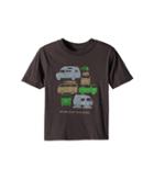 The North Face Kids Short Sleeve Graphic Tee (little Kids/big Kids) (graphite Grey/classic Green) Boy's Clothing