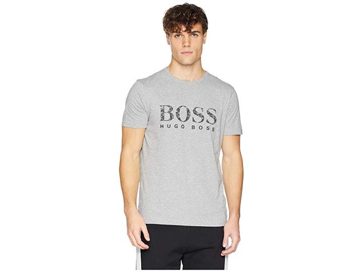 Boss Orange Logo Graphic Tee (grey) Men's T Shirt