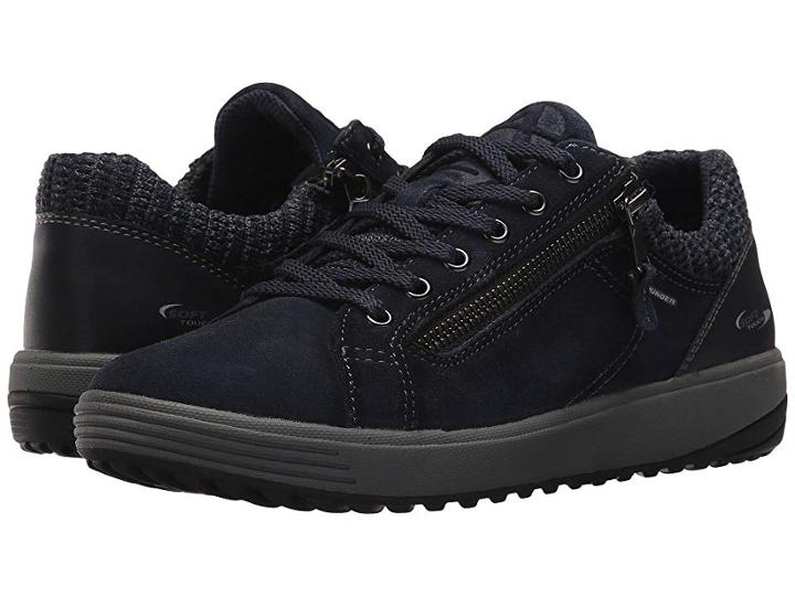 Allrounder By Mephisto Madrigal (indigo Suede) Women's Lace Up Casual Shoes