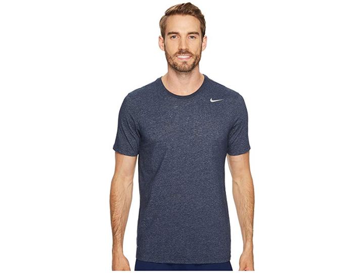 Nike Dri-fittm Version 2.0 T-shirt (obsidian Heather/matte Silver) Men's T Shirt