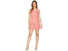 Bb Dakota Sandra Lace Fit And Flare Dress (sugar Coral) Women's Dress