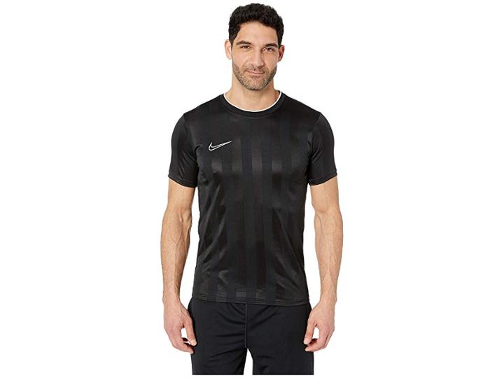 Nike Breathe Academy Top Short Sleeve Graphics 2 (black/black/white) Men's Clothing