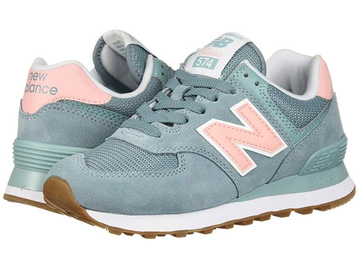 New Balance Classics Wl574v2 (smoke Blue/himalayan) Women's Shoes