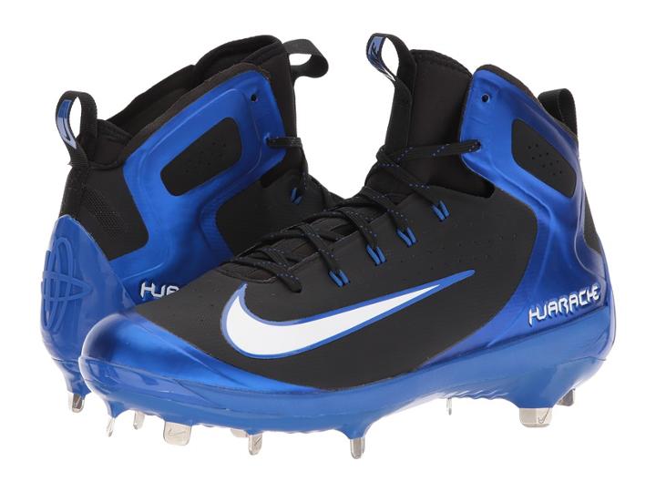 Nike Alpha Huarache Elite (game Royal/white/black/volt) Men's Cleated Shoes